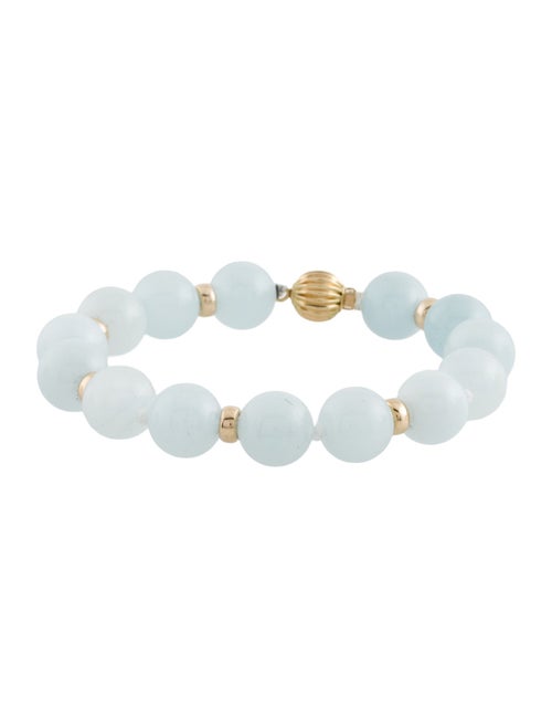 Bracelet 14K Jadeite Bead Bracelet
