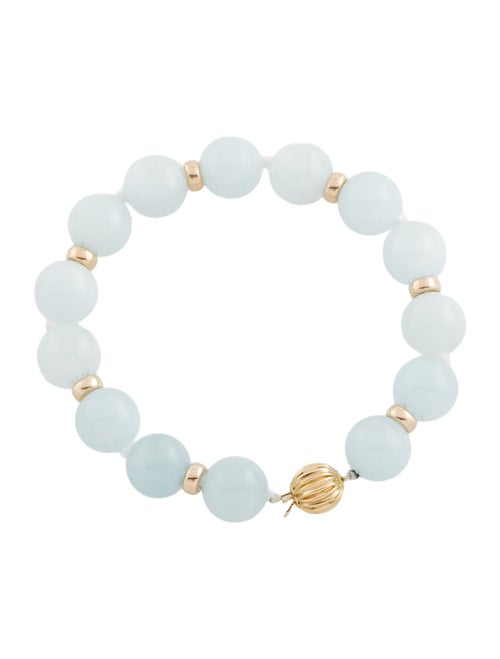 Bracelet 14K Jadeite Bead Bracelet