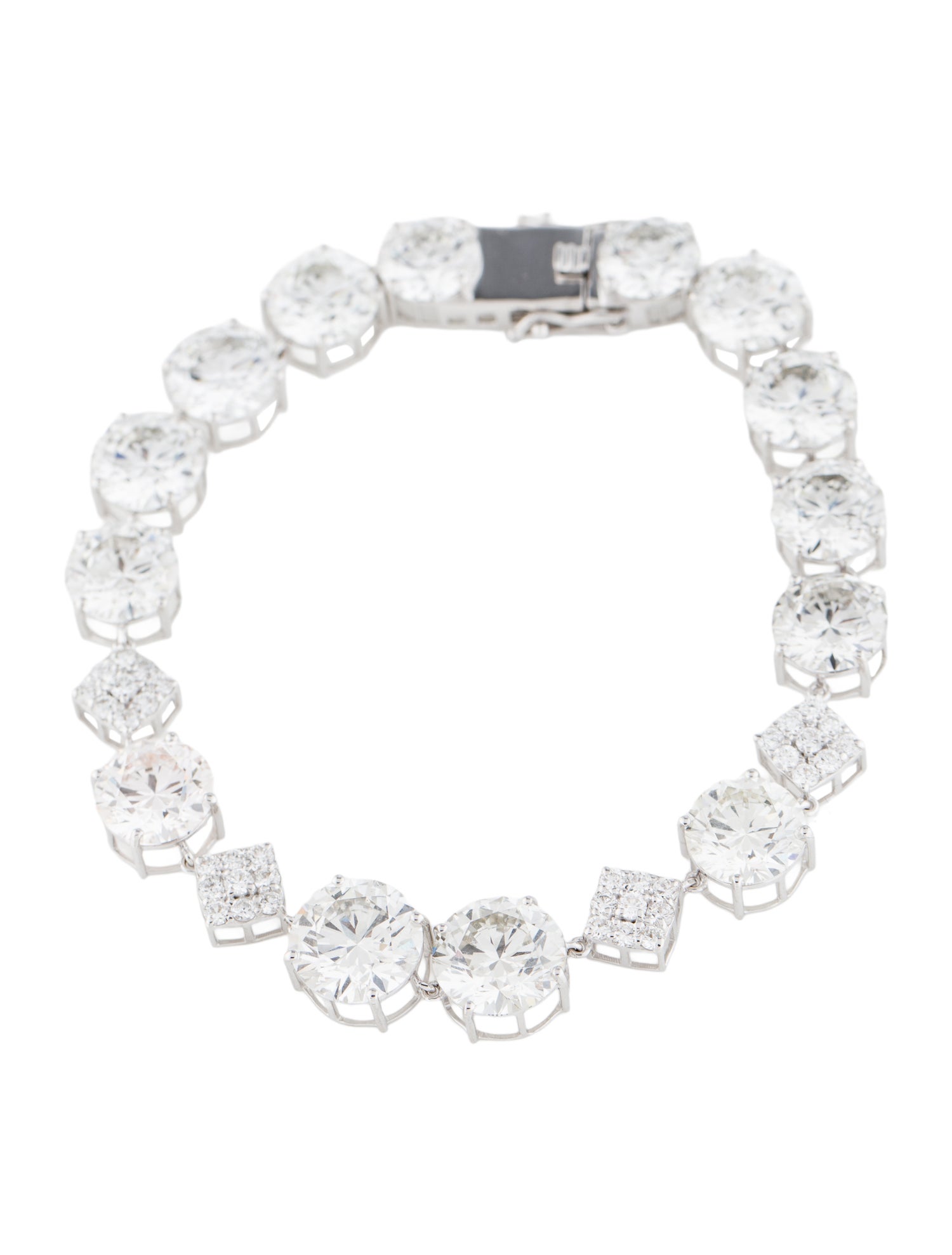 Bracelet 14K 32.40ctw Lab-Grown Diamond Tennis Bracelet