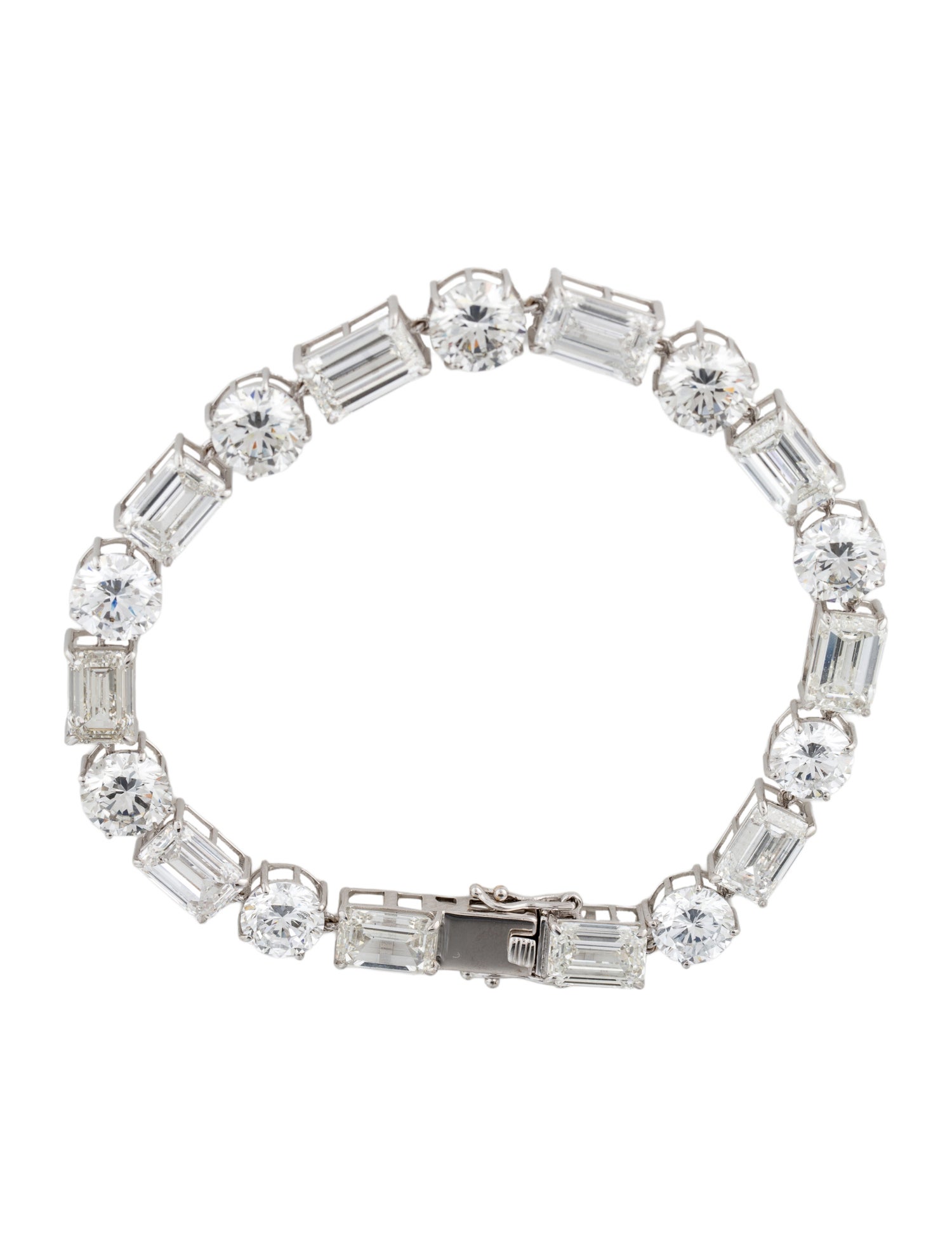 Bracelet 14K 28.89ctw Lab-Grown Diamond Link Bracelet