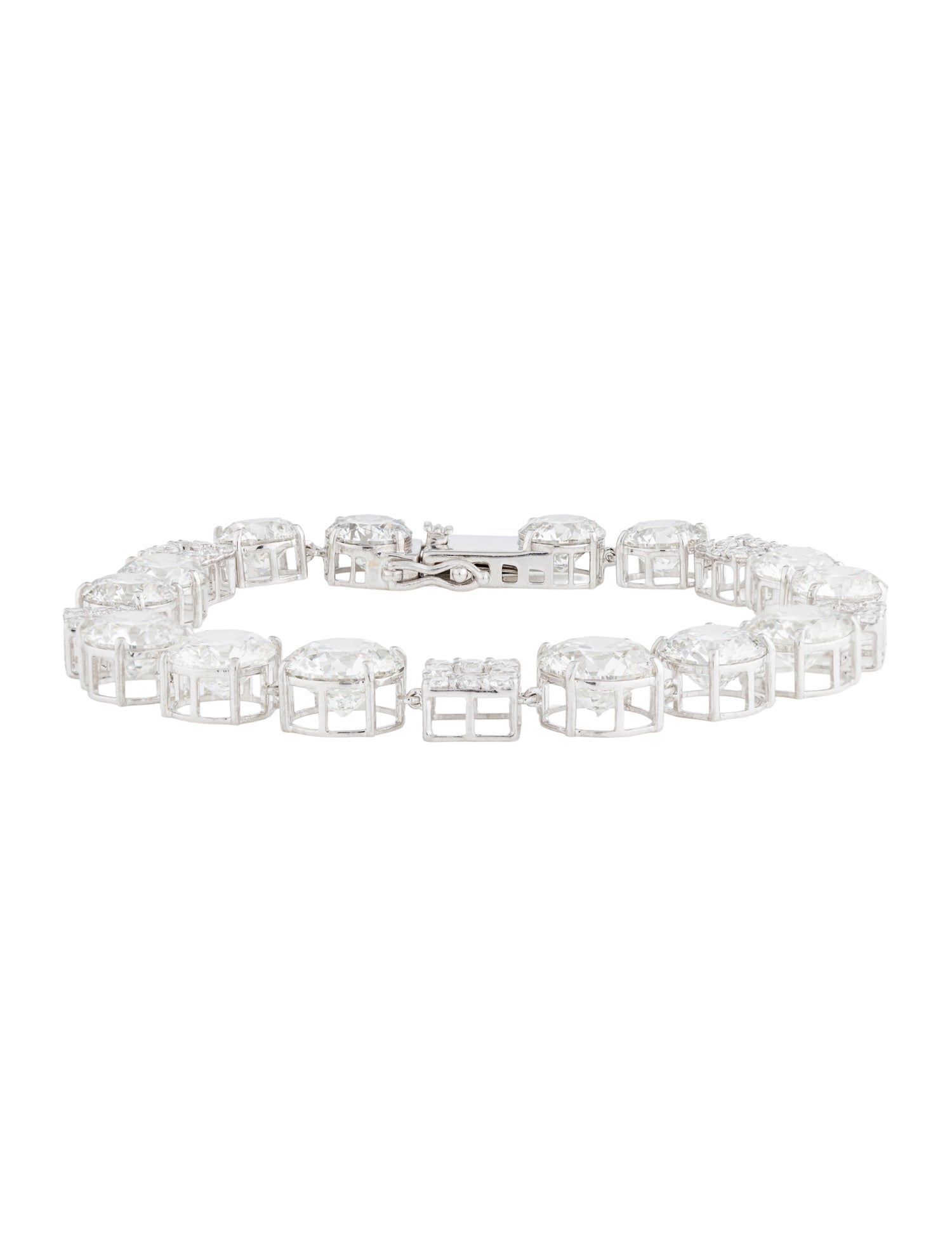 Bracelet 14K 27.98ctw Lab-Grown Diamond Tennis Bracelet