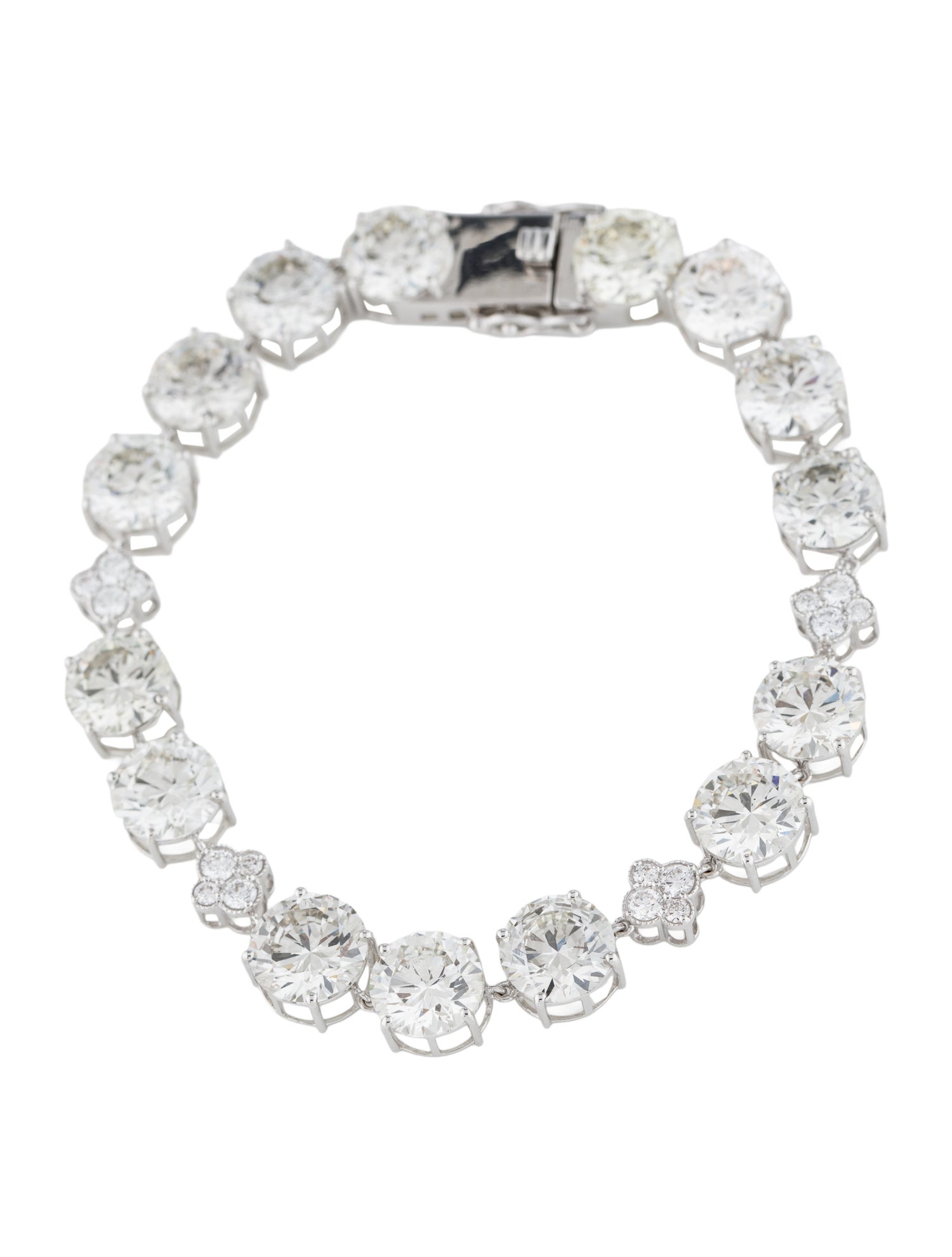 Bracelet 14K 31.93ctw Lab-Grown Diamond Link Bracelet