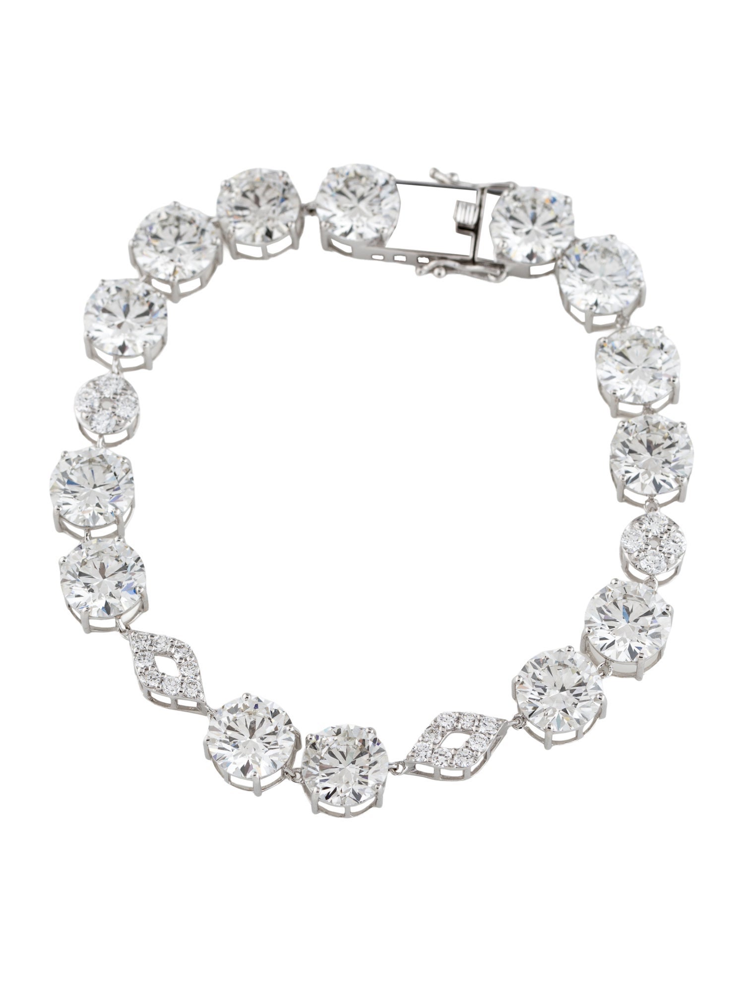 Bracelet 14K 30.38ctw Lab-Grown Diamond Link Bracelet