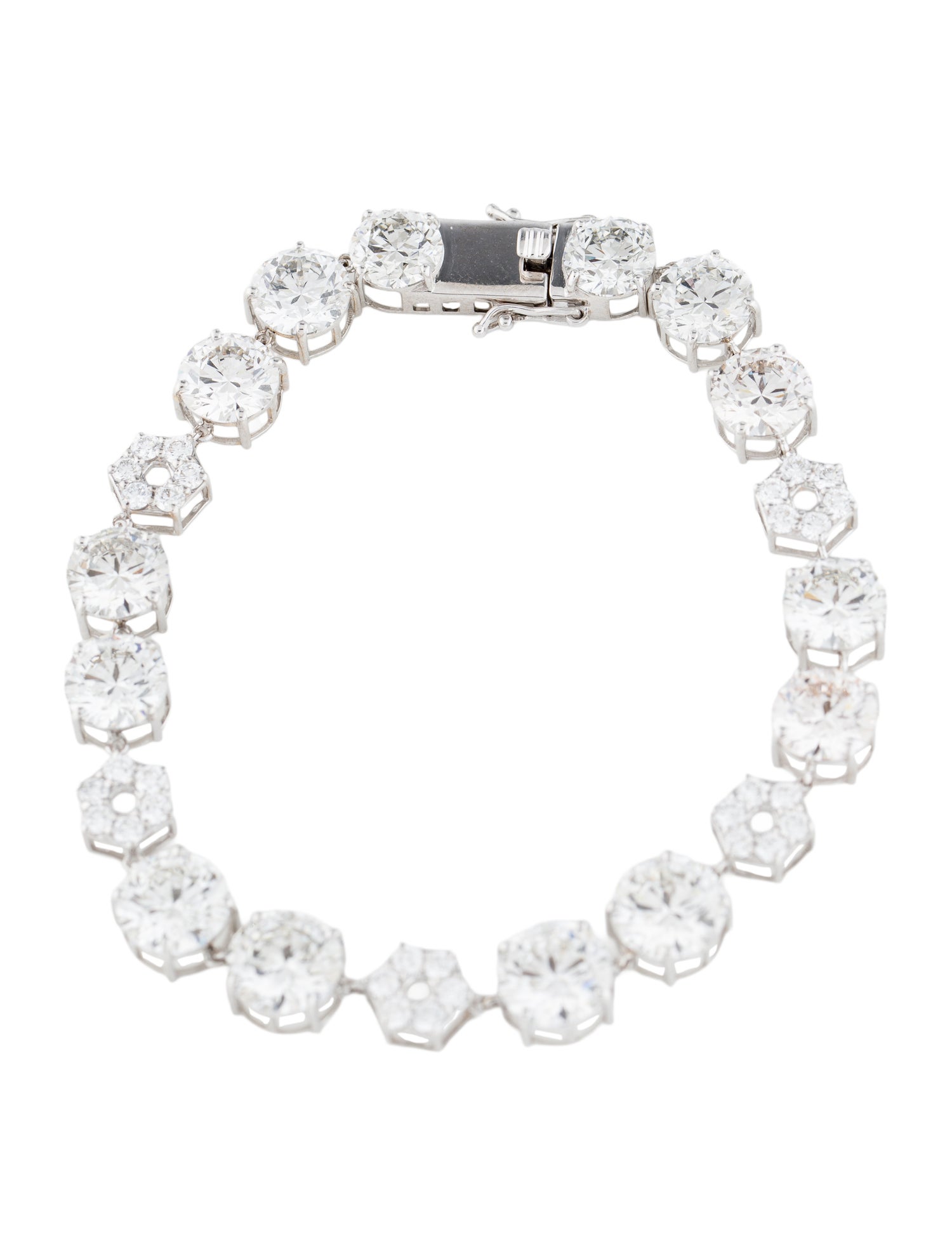 Bracelet 14K 25.42ctw Lab-Grown Diamond Link Bracelet
