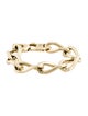 Bracelet 14K Twisted Open Curb Chain Link Bracelet