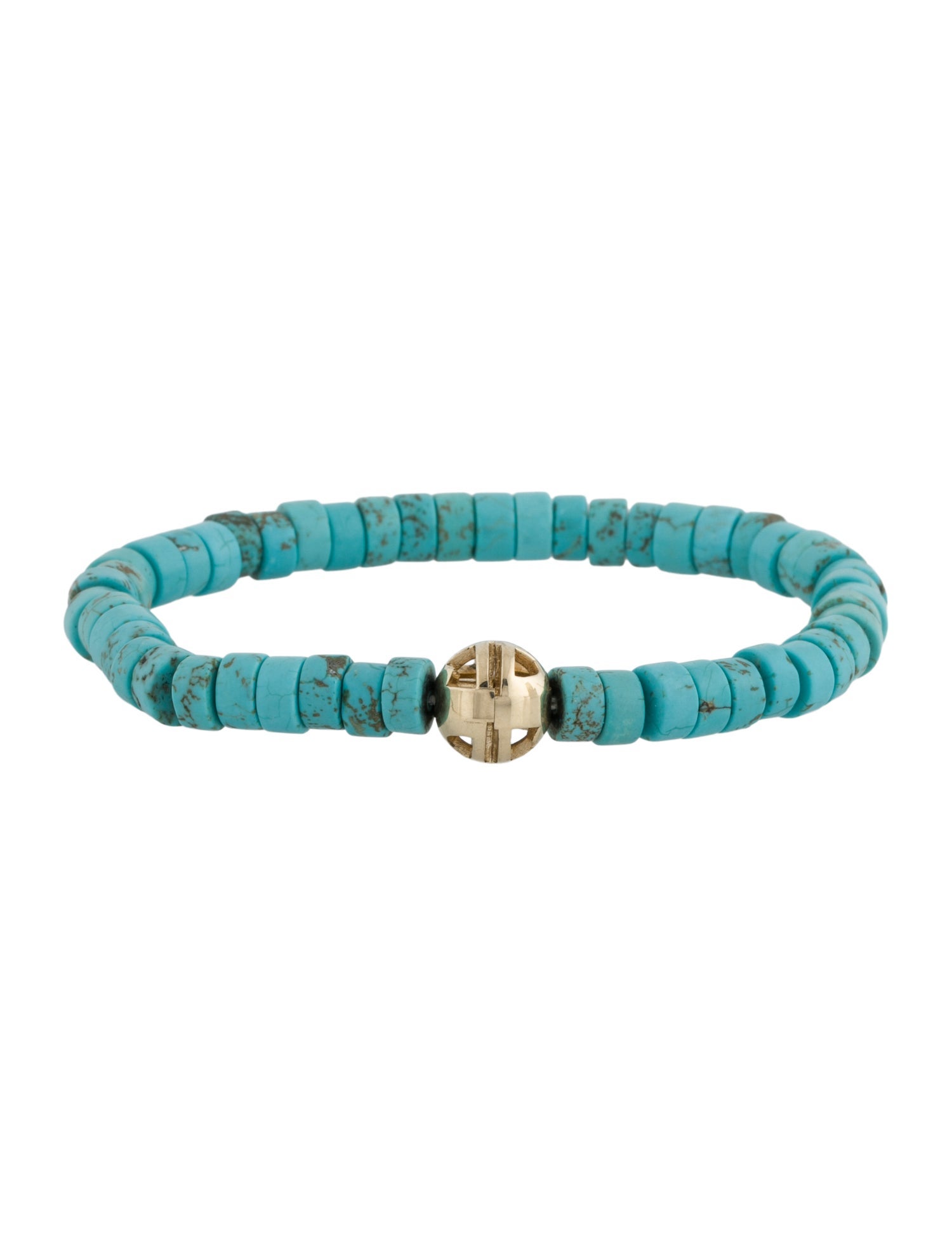 Bracelet 14K Dyed Magnesite Bead