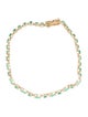 Bracelet 14K 3.35ctw Emerald Link Bracelet