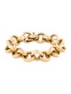 Bracelet 18K Round Link Bracelet