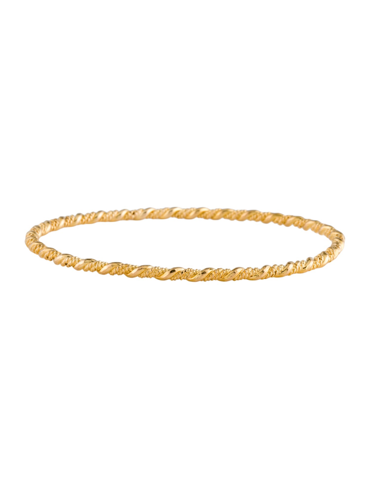 Bracelet 20K Twisted Bangle