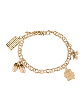 Bracelet 14K Baby Motif Charm Bracelet