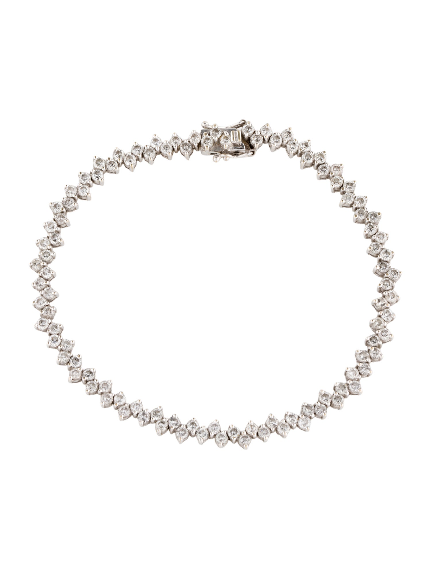 Bracelet 18K 3.06ctw Diamond Tennis