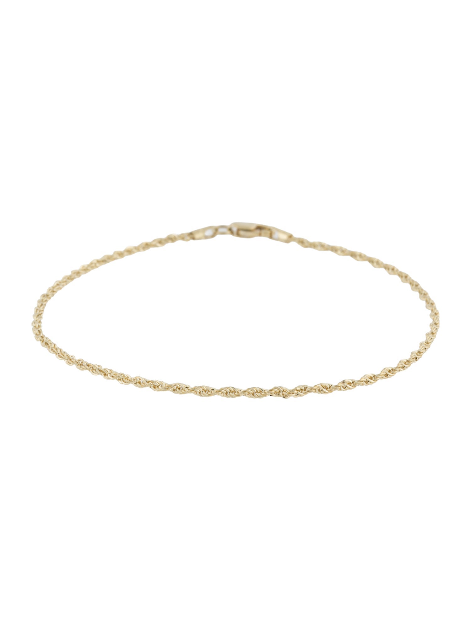 Bracelet 10K Twisted Chain