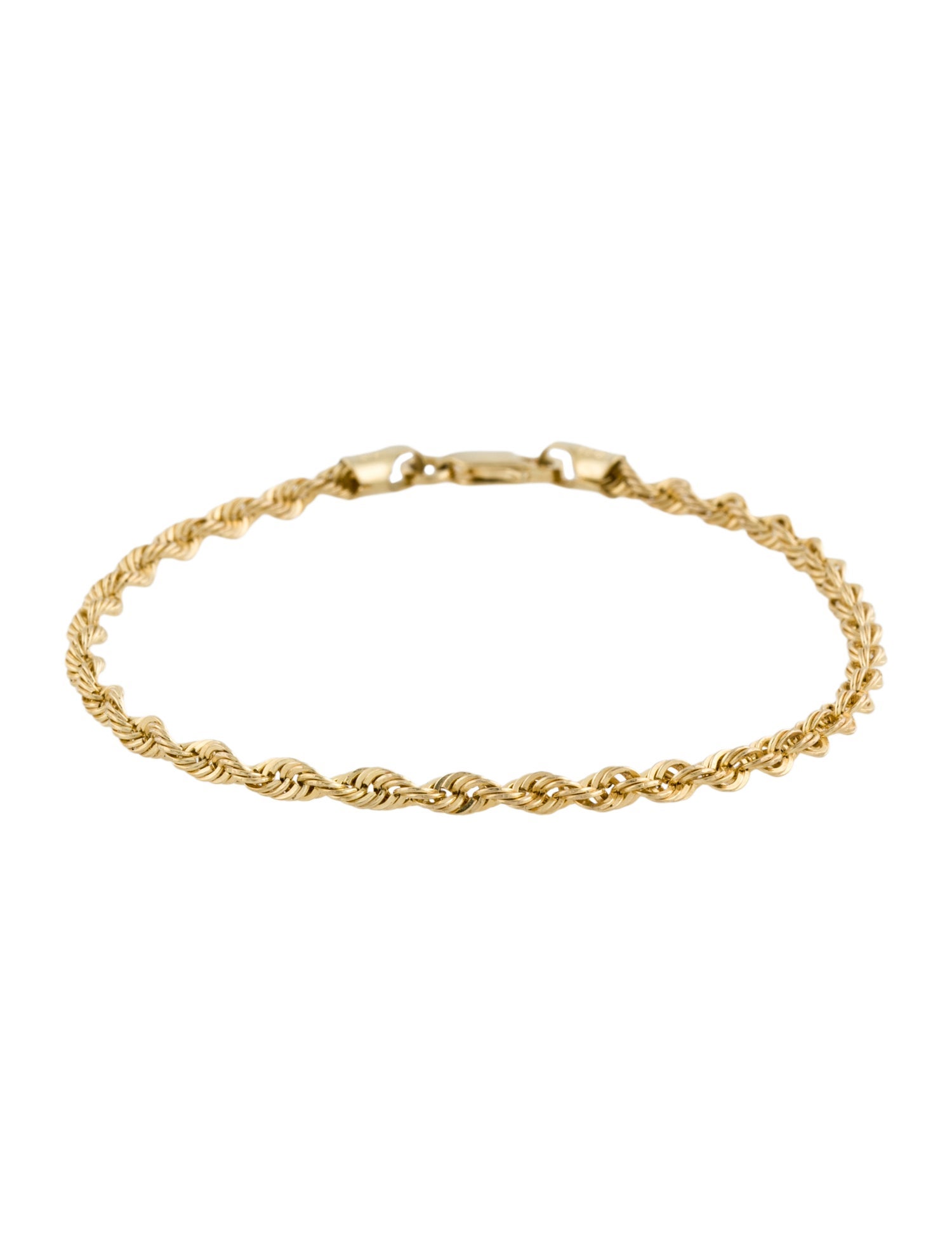 Bracelet 10K Rope Link