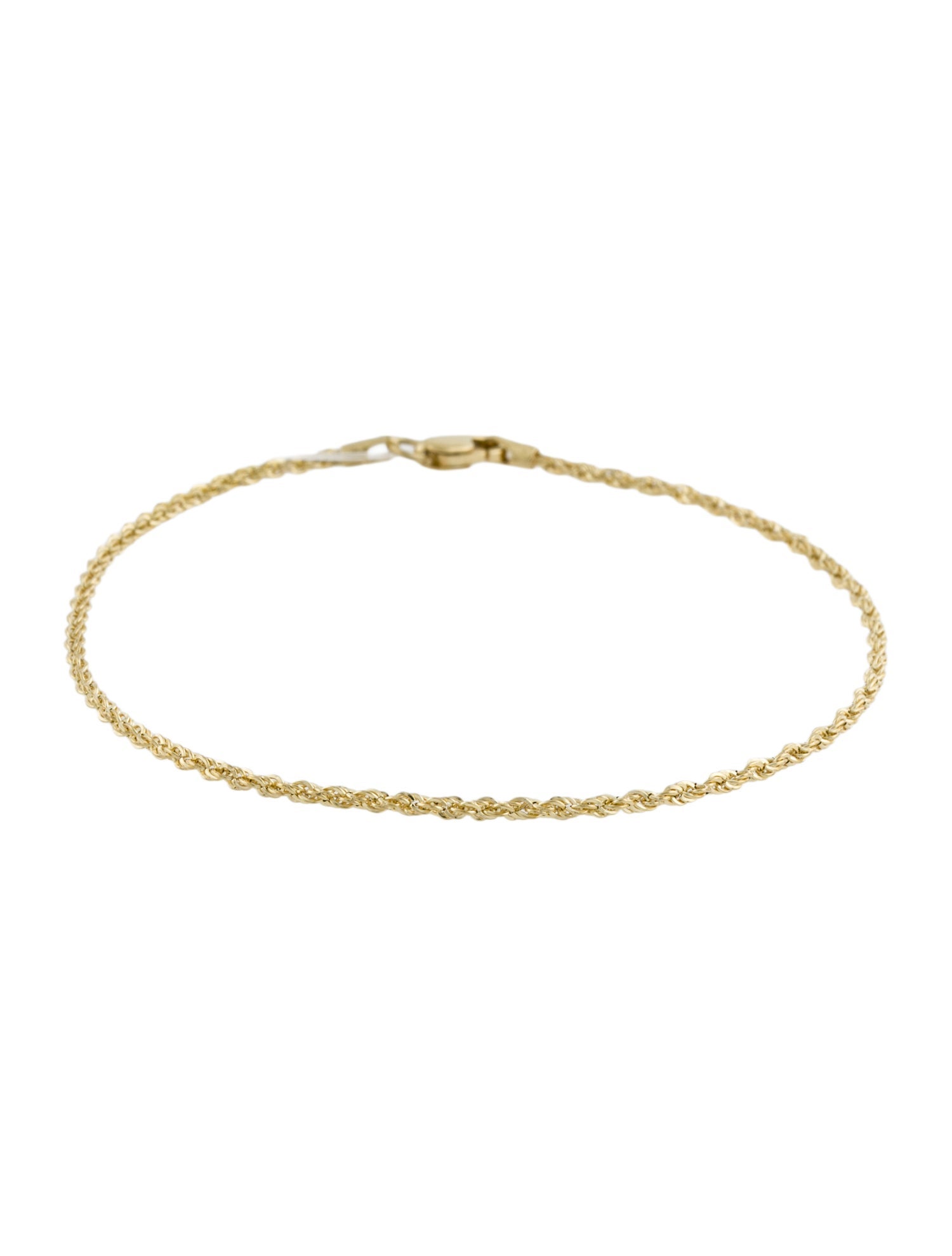 Bracelet 10K Rope Chain Link