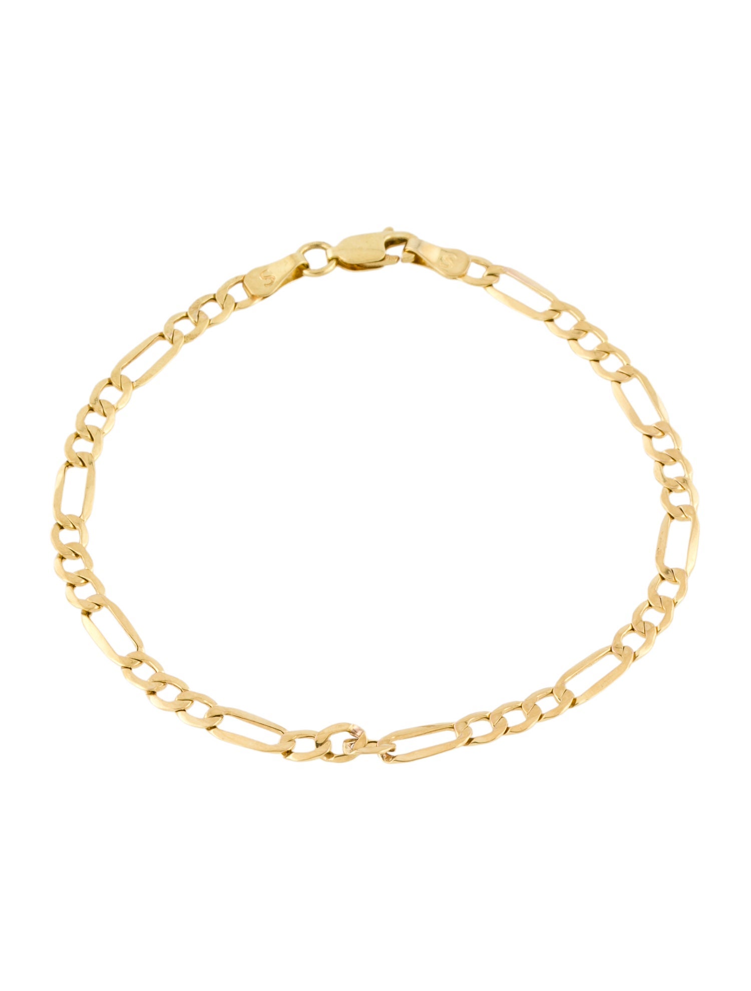 Bracelet 10K Figaro Link