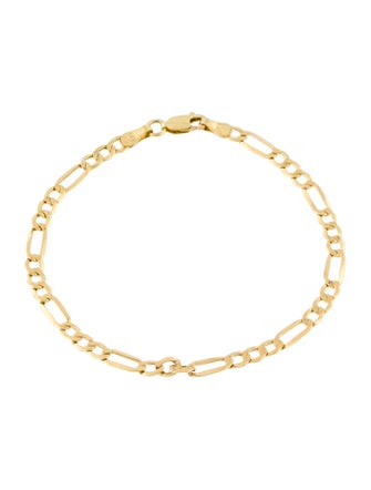 Bracelet 10K Figaro Link Bracelet
