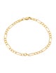 Bracelet 10K Figaro Link Bracelet