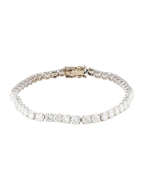 Bracelet 18K 9.87ctw Diamond Tennis Bracelet