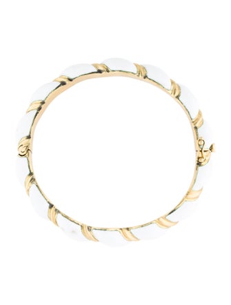 Bracelet 18K Enamel Bangle
