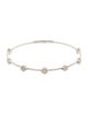 Bracelet 14K Diamond Flower Station Bracelet