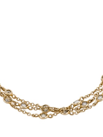 Bracelet 14K 1.64ctw Diamond Multistrand Station Bracelet