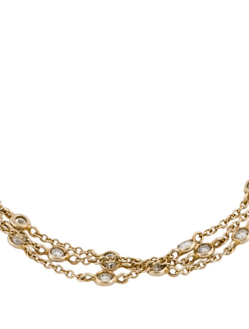 Bracelet 14K 1.64ctw Diamond Multistrand Station Bracelet