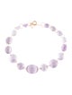 Bracelet 14K Amethyst Beaded Convertible Bracelet Anklet