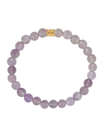 Bracelet 24K Amethyst Bead Bracelet