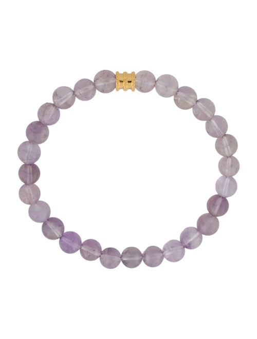 Bracelet 24K Amethyst Bead Bracelet