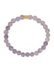 Bracelet 24K Amethyst Bead Bracelet