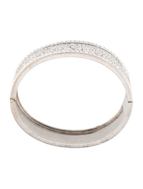 Bracelet 18K 7.64ctw Diamond Hinged Bangle Bracelet