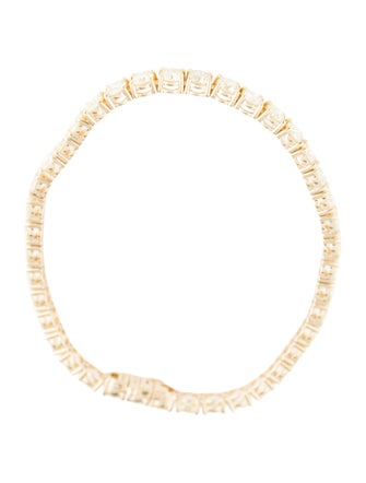 Bracelet 14K 10.22ctw Diamond Tennis Link Bracelet