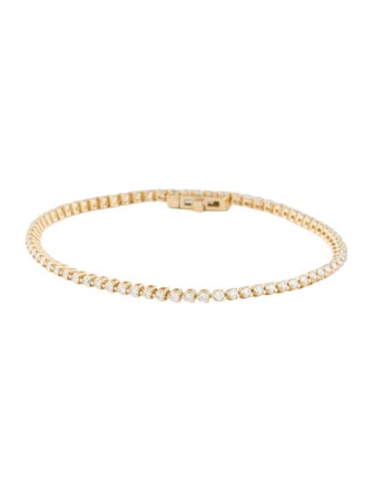 Bracelet 14K 1.12ctw Lab-Grown Diamond Tennis Bracelet
