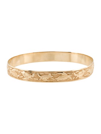 Bracelet 14K Turtle Bangle Bracelet
