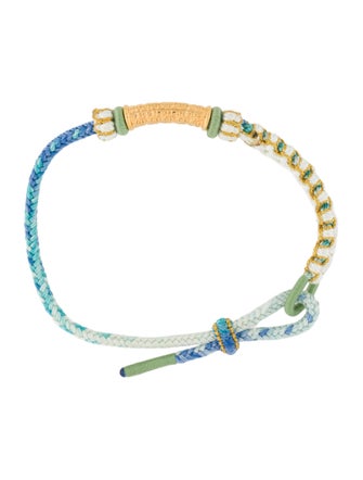 Bracelet 24K Tube Bead Cord Bracelet