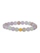 Bracelet 24K Fluorite Bead Bracelet