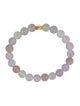 Bracelet 24K Fluorite Bead Bracelet