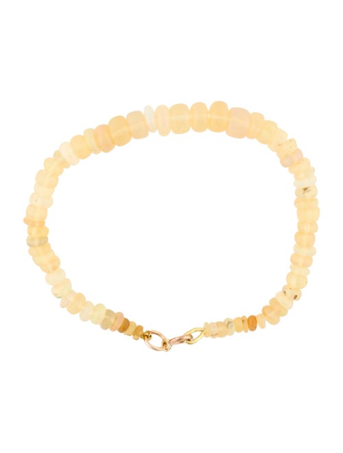Bracelet 14K Opal Graduated Bead Bracelet
