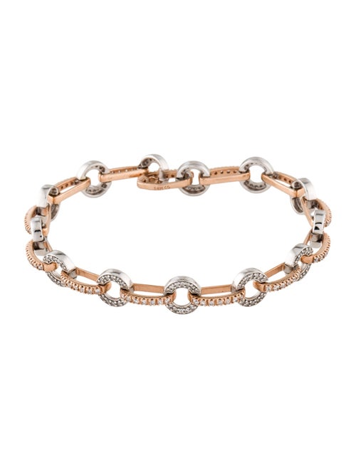 Bracelet 14K 1.11ctw Diamond Link Bracelet