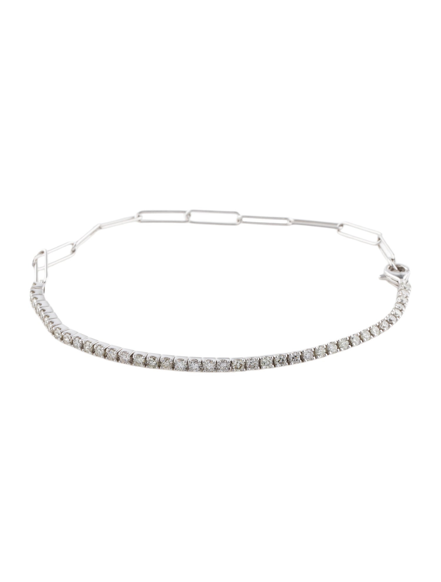 Bracelet 14K 1.03ctw Diamond Line