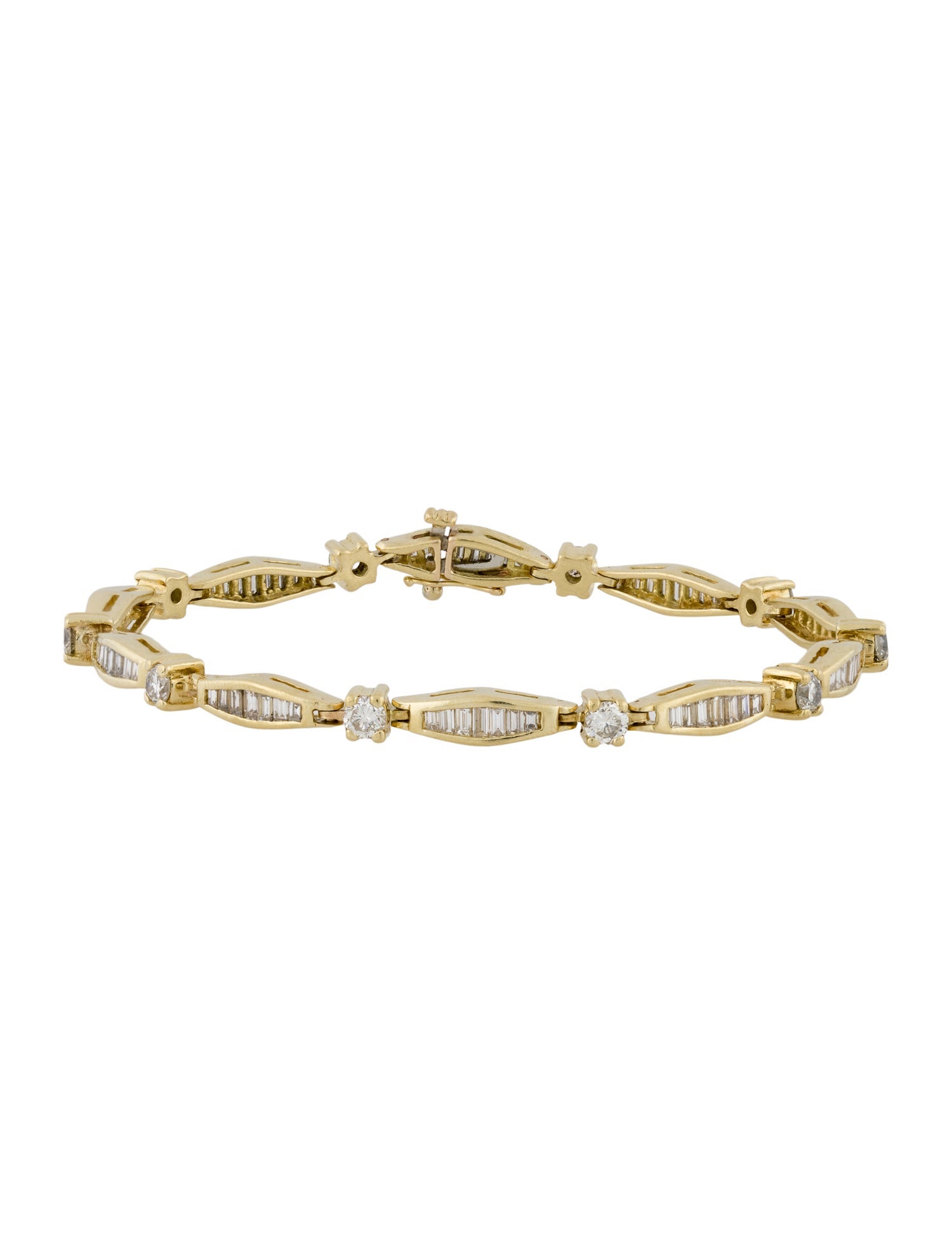Bracelet 18K 3.65ctw Diamond Link