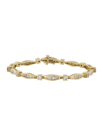 Bracelet 18K 3.65ctw Diamond Link Bracelet