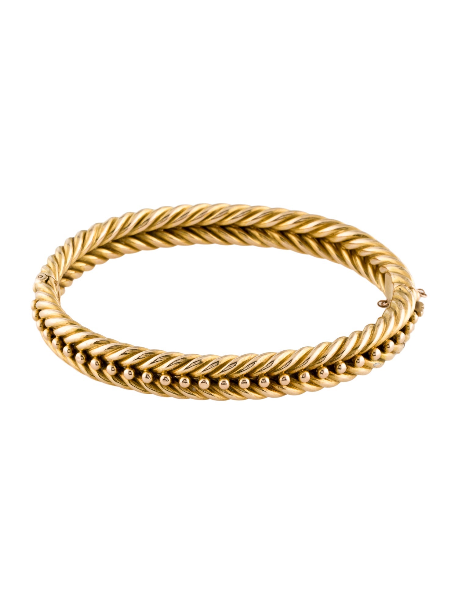 Bracelet 14K Hinged Bangle