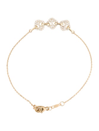 Bracelet 14K Diamond Station Bracelet