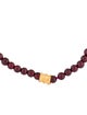 Bracelet 24K Rhodolite Beaded Stretch
