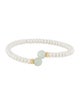 Bracelet 14K Pearl & Jadeite Cuff Bracelet
