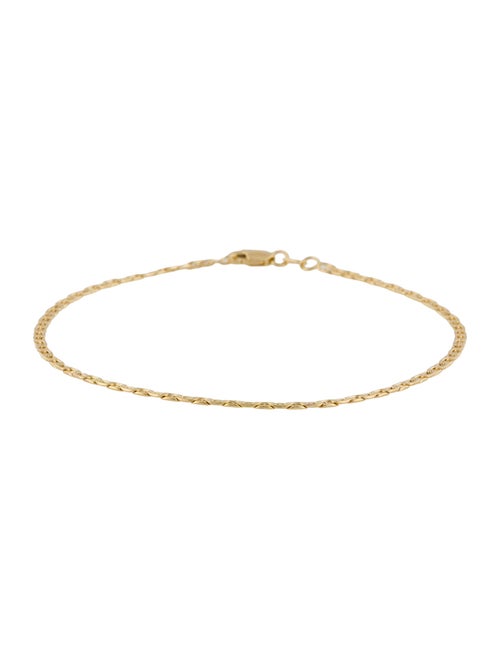 Bracelet 10K Anchor Link Bracelet