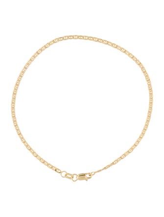 Bracelet 10K Anchor Link Bracelet