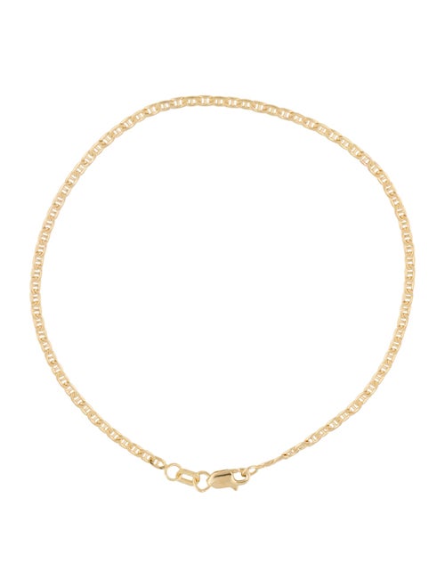 Bracelet 10K Anchor Link Bracelet