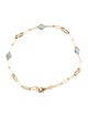Bracelet 14K Enamel Evil Eye Station Bracelet